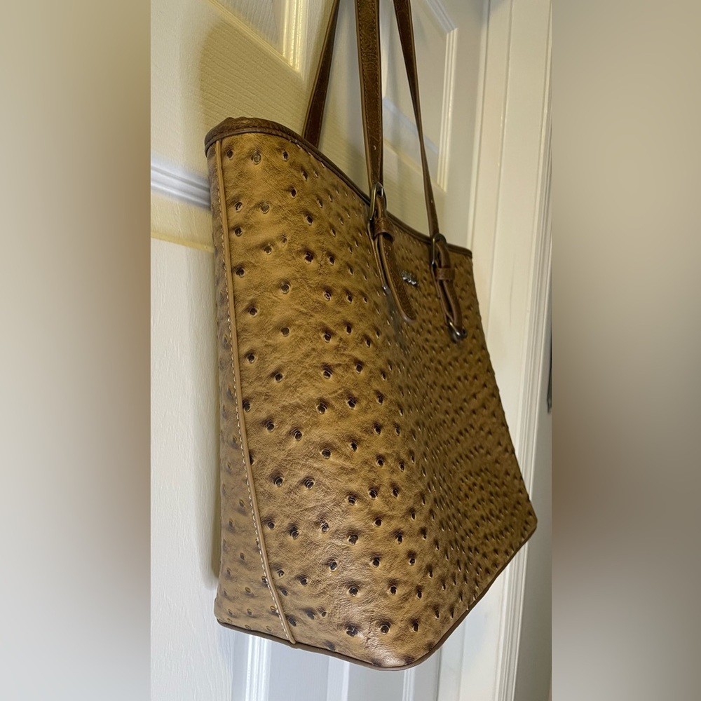 Montana West Concealed Carry Ostrich Print Tote-NWOT - Picture 5 of 8
